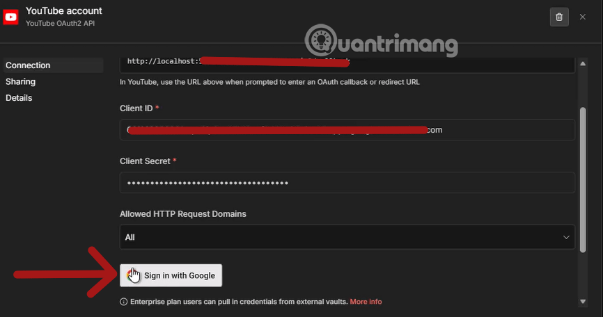 images 20 of How to set up a YouTube node connection on n8n
