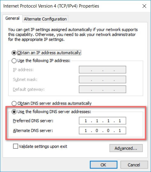 Picture 12 of How to set up Cloudflare 1.1.1.1 DNS on your computer for better security and faster web browsing.
