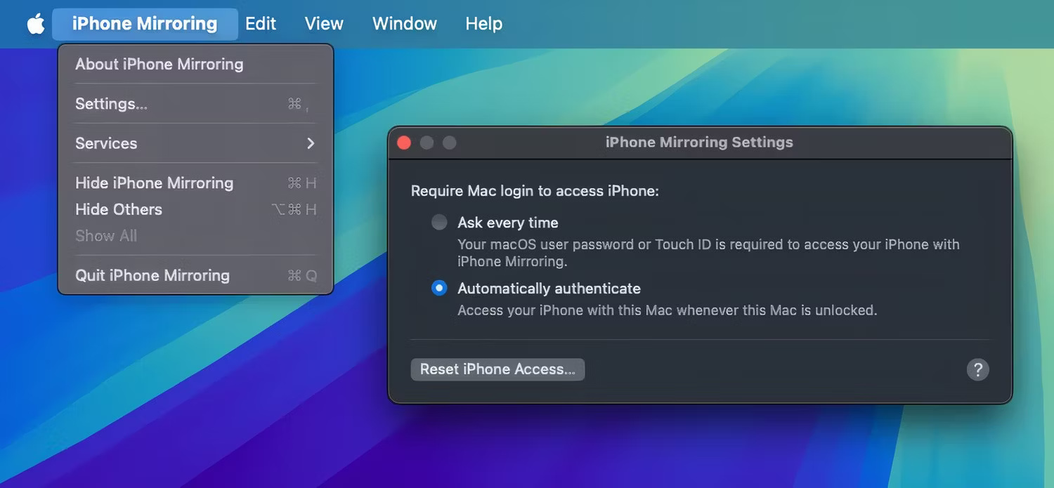 How to Set Up iPhone Mirroring to Mirror Your iPhone Screen to Your Mac Picture 6