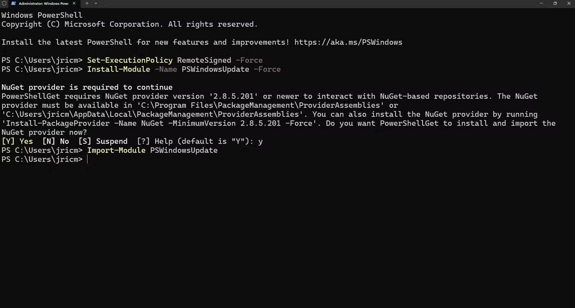 How to Setup PSWindowsUpdate and UpdGUI to Get Rid of Windows Update Annoyingness Picture 5