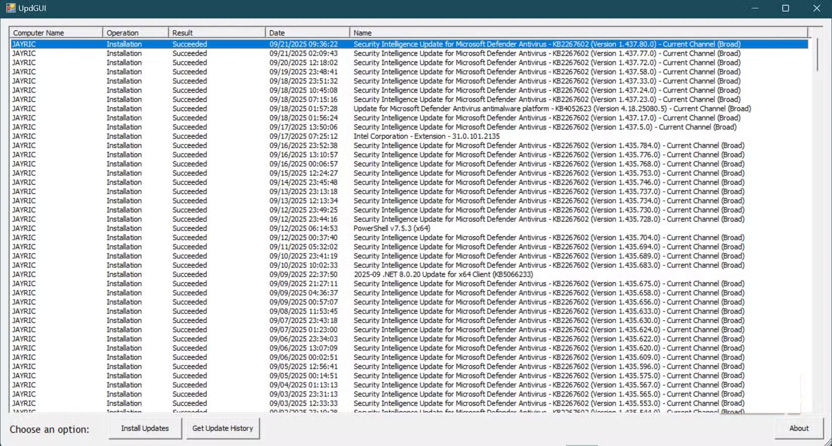 How to Setup PSWindowsUpdate and UpdGUI to Get Rid of Windows Update Annoyingness Picture 9