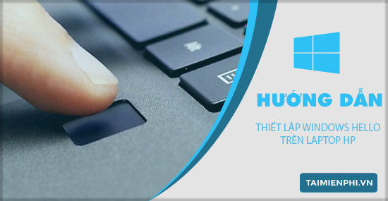 Picture 1 of How to set up Windows Hello on an HP laptop