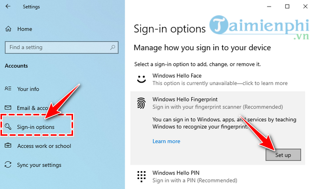 Picture 4 of How to set up Windows Hello on an HP laptop