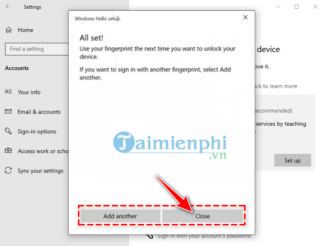Picture 7 of How to set up Windows Hello on an HP laptop
