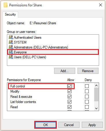 How to share a folder (folder) on Windows 10 Picture 14