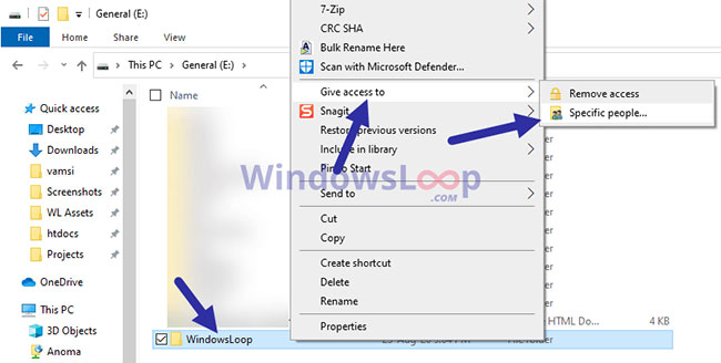 How to share a folder (folder) on Windows 10 Picture 15