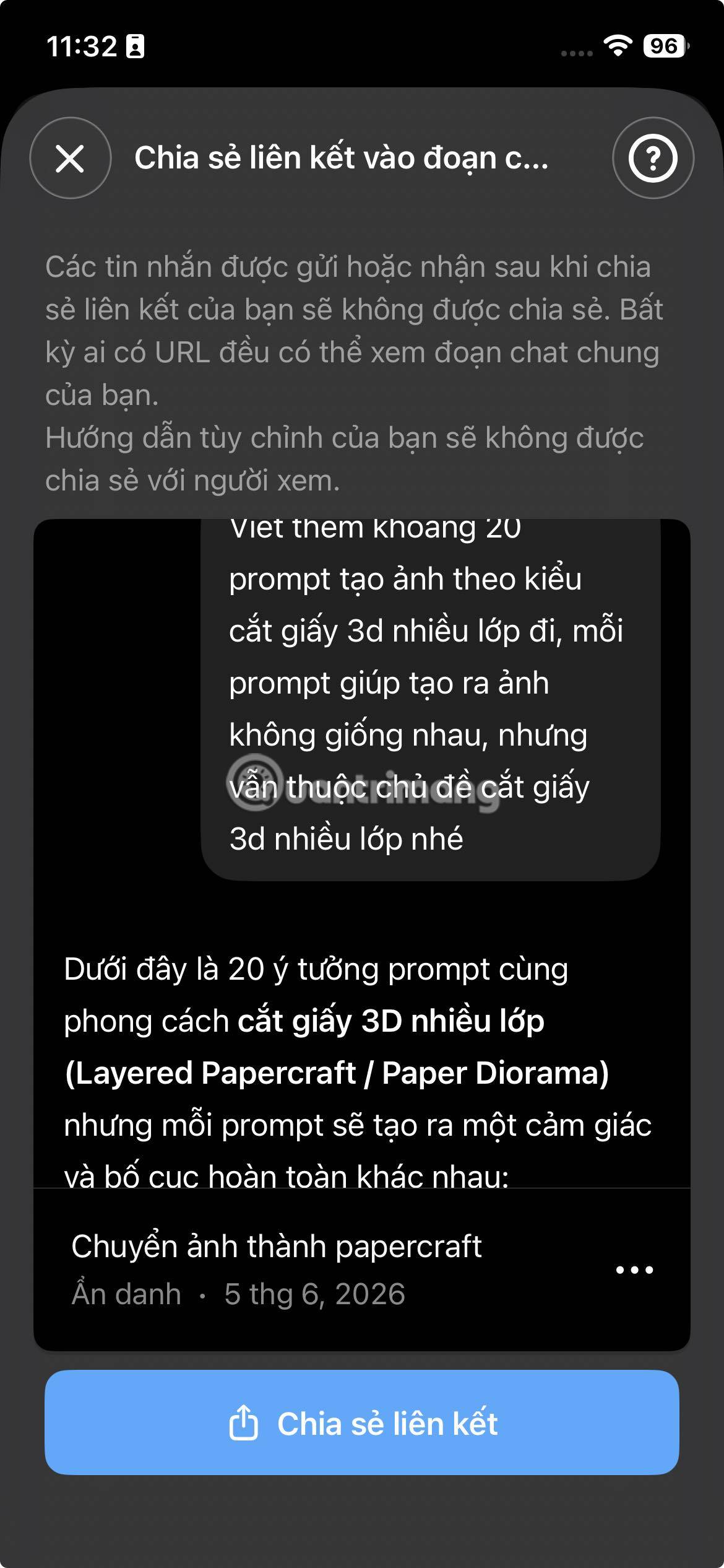 images 10 of How to share chat logs on ChatGPT