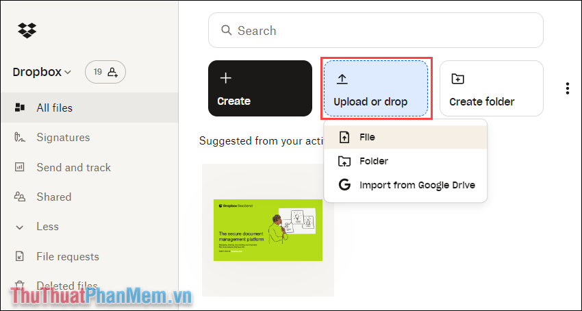 How to share files and send large files online quickly and easily Picture 6