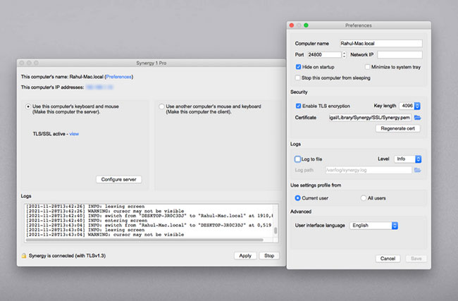 How to share mouse and keyboard to multiple computers Picture 2