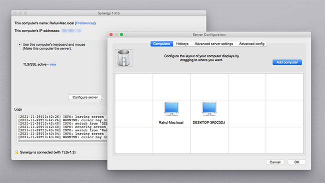 How to share mouse and keyboard to multiple computers Picture 3