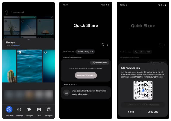 How to share original quality files with anyone on Samsung Picture 1