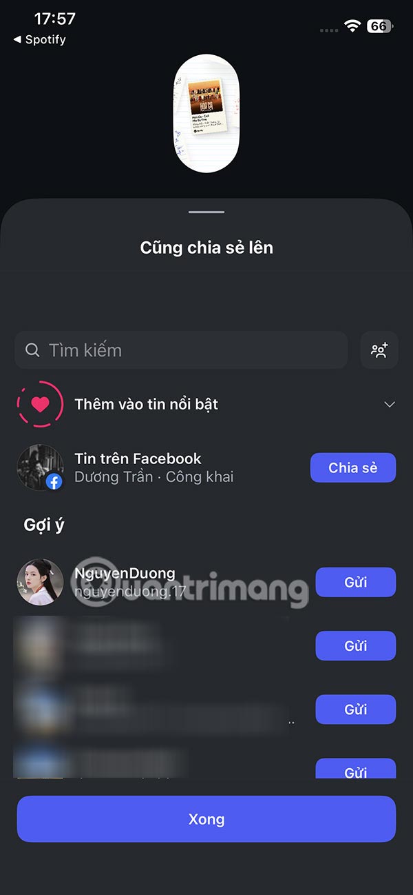 How to Share Spotify Songs to Instagram Story Picture 9