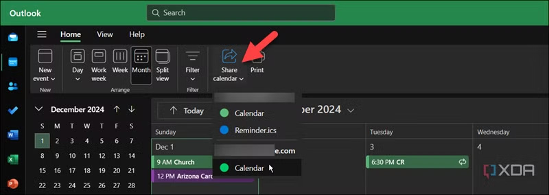 How to share your calendar in Outlook Picture 5