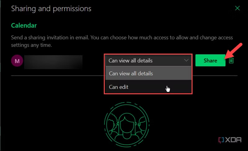 How to share your calendar in Outlook Picture 6