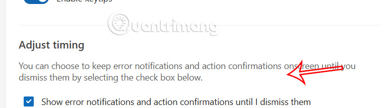 How to show Outlook notifications without time limit Picture 4