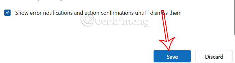 How to show Outlook notifications without time limit Picture 5