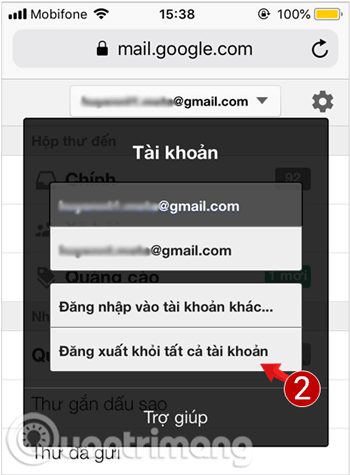 How to sign out of Gmail on PC and phone Picture 7