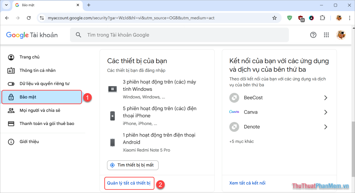 How to sign out of your Google account on another device Picture 3