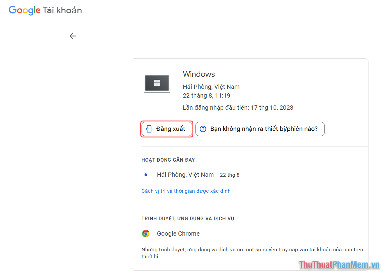 How to sign out of your Google account on another device Picture 5