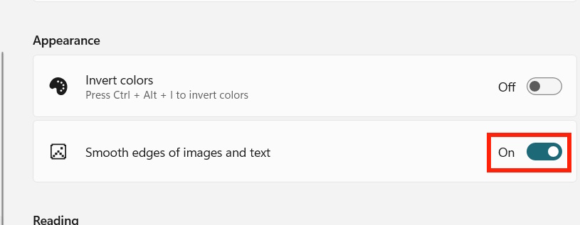 How to smooth images when zoomed in on Windows 11 Picture 3