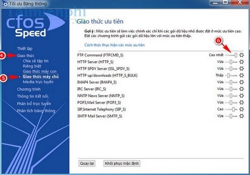 Picture 6 of How to speed up your internet using cFosSpeed ​​to reduce lag while browsing and gaming.