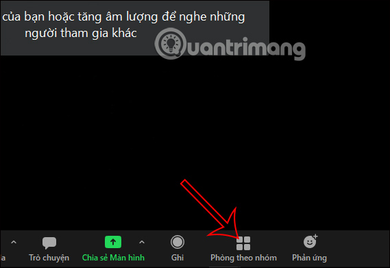 Picture 6 of How to split a group in Zoom, create a group on Zoom