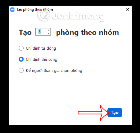 Picture 7 of How to split a group in Zoom, create a group on Zoom