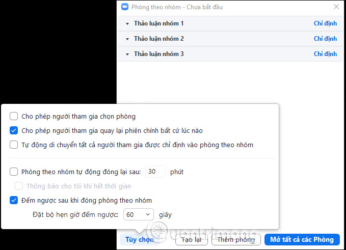 Picture 9 of How to split a group in Zoom, create a group on Zoom