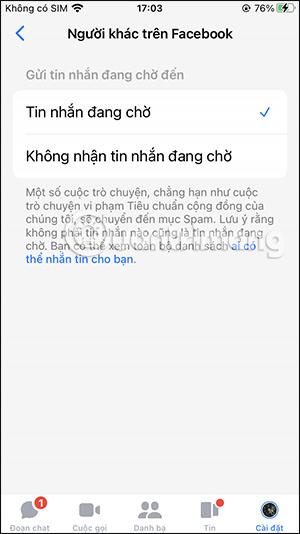 Picture 10 of How to stop receiving messages from strangers on Messenger