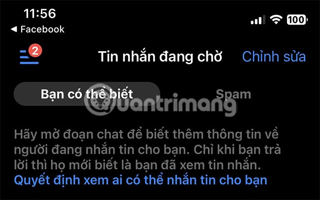 Picture 24 of How to stop receiving messages from strangers on Messenger