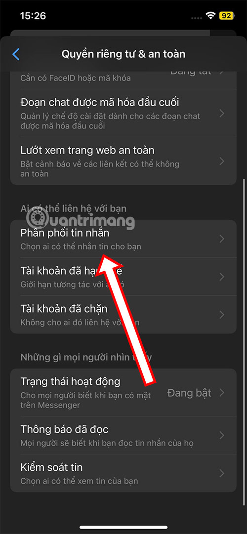 Picture 3 of How to stop receiving messages from strangers on Messenger