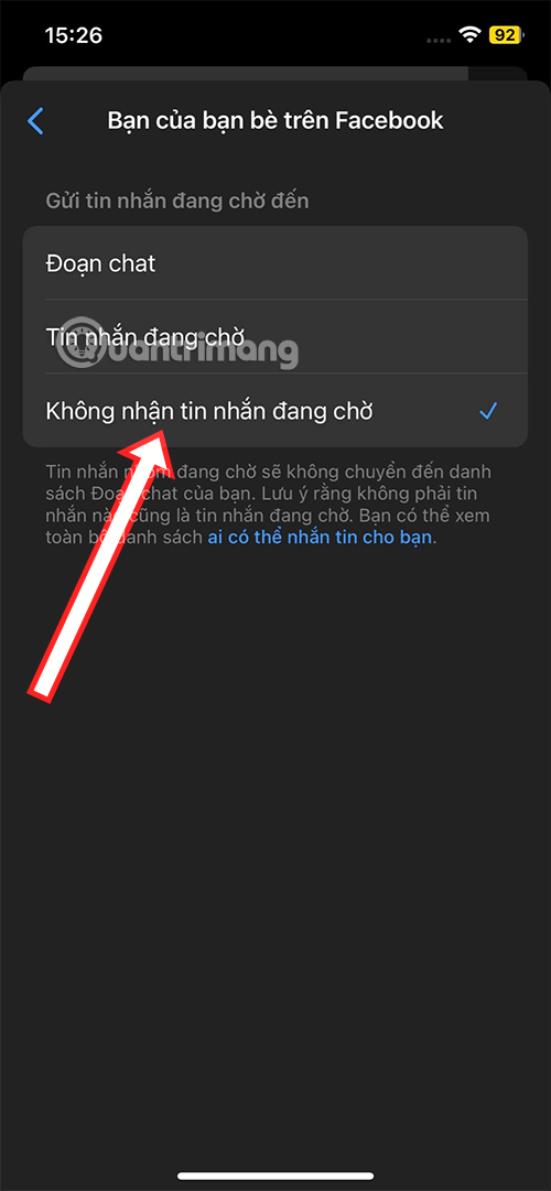 Picture 5 of How to stop receiving messages from strangers on Messenger