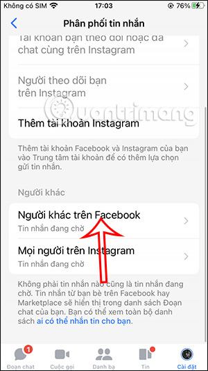 Picture 9 of How to stop receiving messages from strangers on Messenger