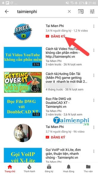 Picture 4 of How to subscribe to and unsubscribe from a YouTube channel quickly