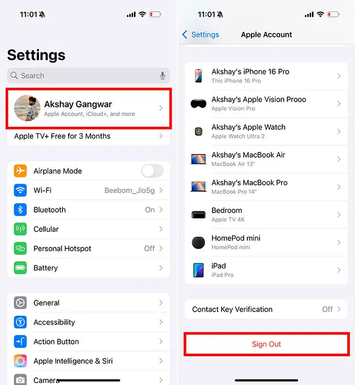 How to Switch Apple ID on iPhone/iPad Without Losing Data Picture 1