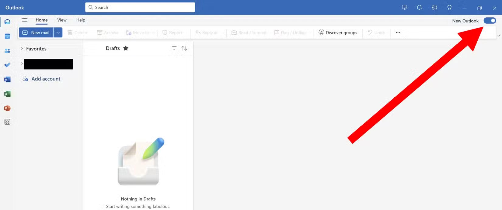 How to switch between old Outlook and new Outlook Picture 1