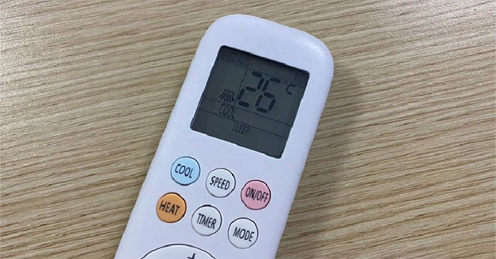 How to switch from degrees Fahrenheit to degrees Celsius on Casper air conditioner remote control Picture 1