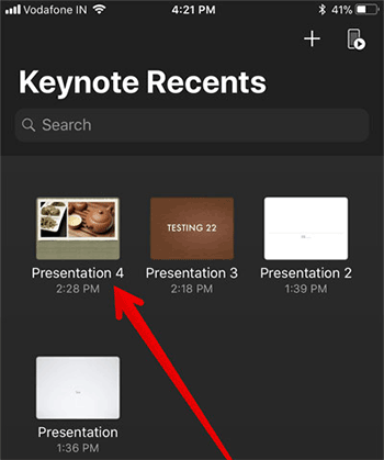 Picture 3 of How to convert a Keynote presentation to PowerPoint
