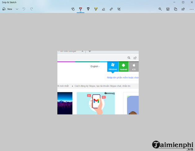 How to take a screenshot of a computer screen with a mouse, simple and easy to do Picture 6