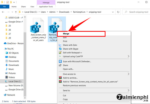 How to take a screenshot of a computer screen with a mouse, simple and easy to do Picture 7