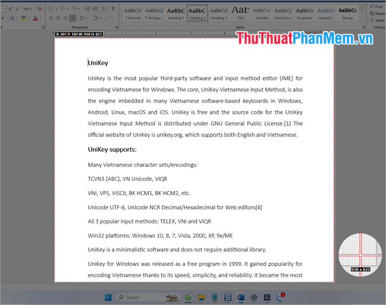 How to take a screenshot of an entire Word or Excel file easily Picture 7