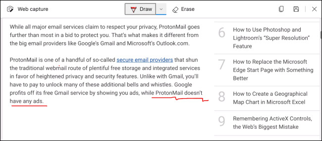 How to take a screenshot of the entire web page on Microsoft Edge Picture 5