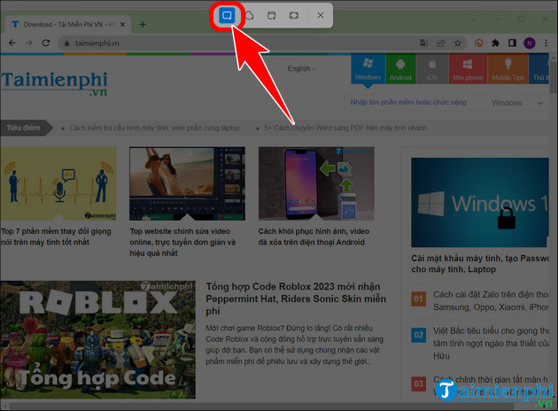How to take screenshots by region on Macbook, Windows Picture 9