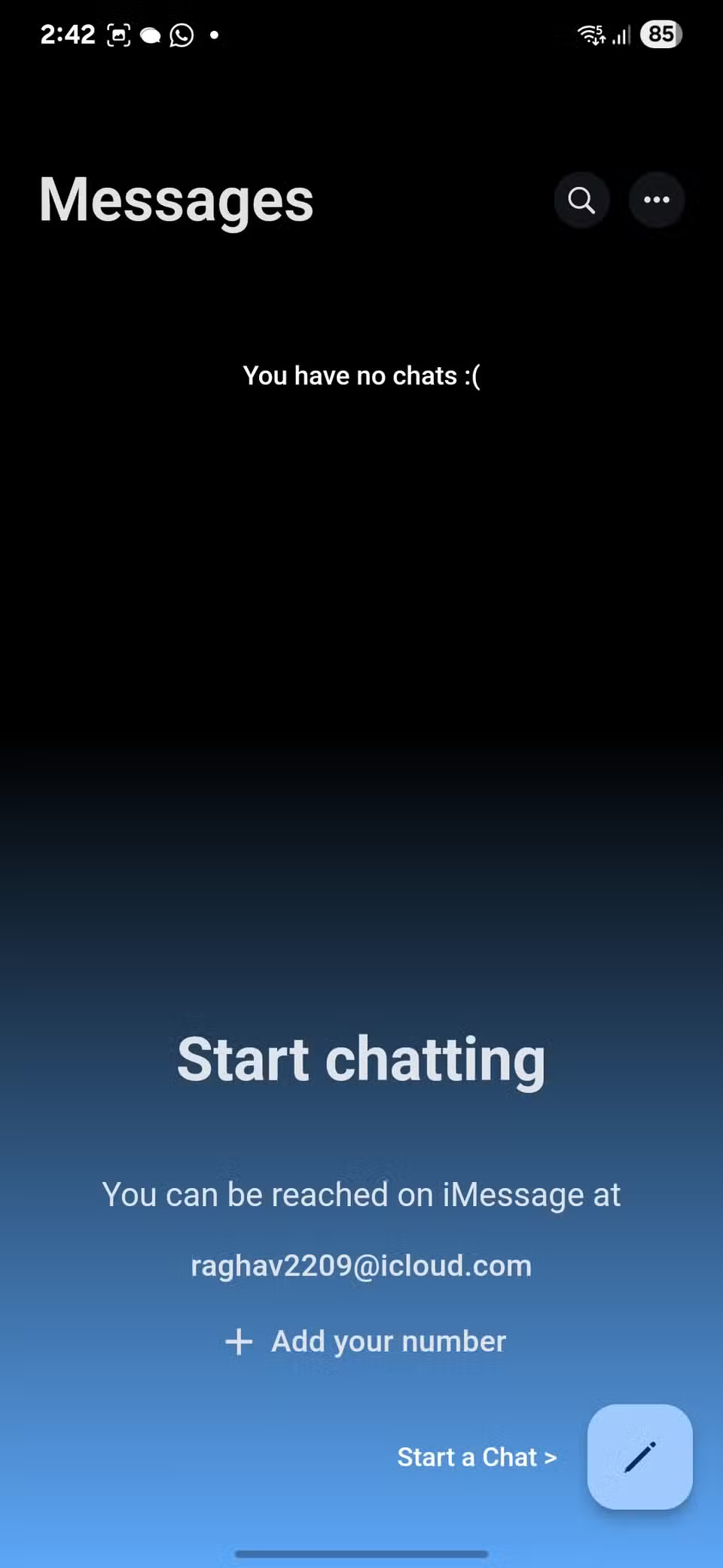 How to text using iMessage on Android devices Picture 5