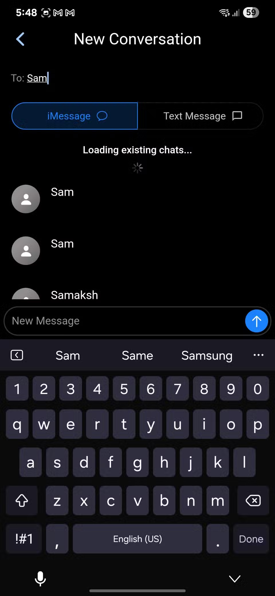 How to text using iMessage on Android devices Picture 7