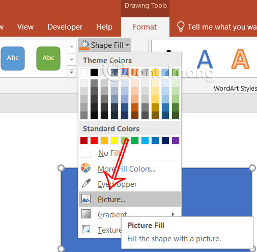 How to skew images in PowerPoint Picture 4