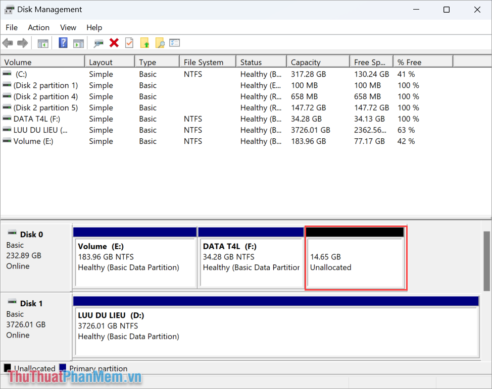 How to transfer space from drive D to drive C on Windows 11 Picture 7