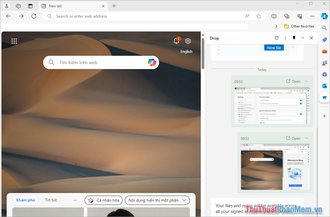 How to transfer files using Microsoft Drop is extremely fast and easy Picture 6