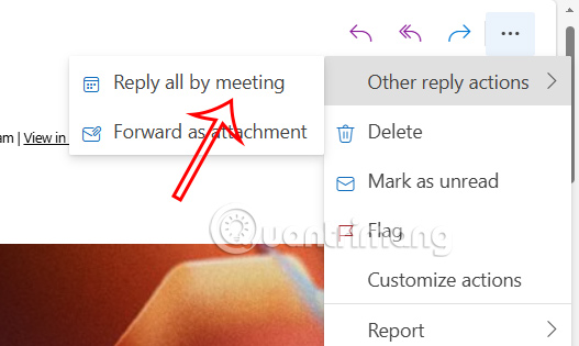 How to Convert Outlook Email into Event Invitation Picture 1