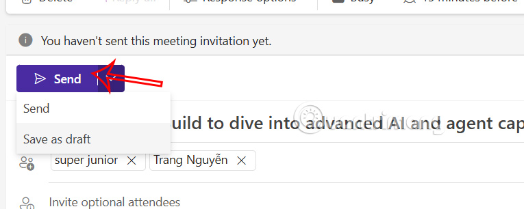 How to Convert Outlook Email into Event Invitation Picture 5
